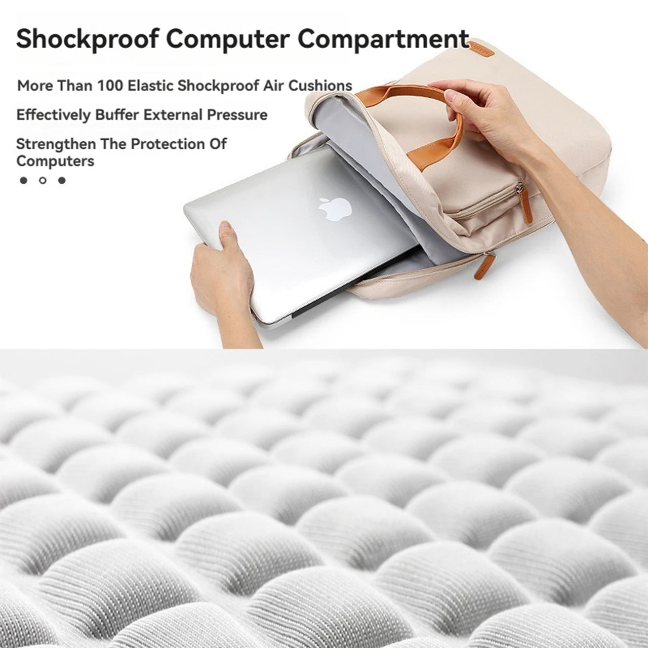 Laptop Bag For Macbook Air Pro 13 16 Case Xiaomi Lenovo 14 15.6 Inch Shockproof Shoulder Bag Backpack Portable Handbag Briefcase
