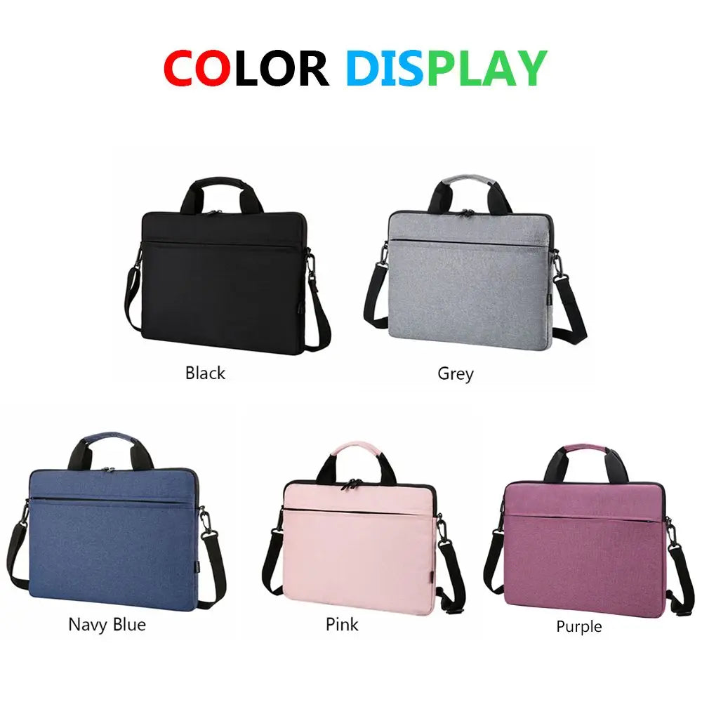 Large Capacity Protective Pouch Shockproof Shoulder Bag Notebook Cover Laptop Handbag Laptop Sleeve Case For HP Dell Lenovo