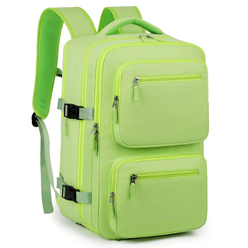 Large Travel Backpack for Women Men Cabin Bag Multifunctional Airplane Waterproof Backpack with USB Charging Anti-Theft Backpack